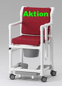 Toilettenstuhl und Nachtstuhl mit weicher Polsterung